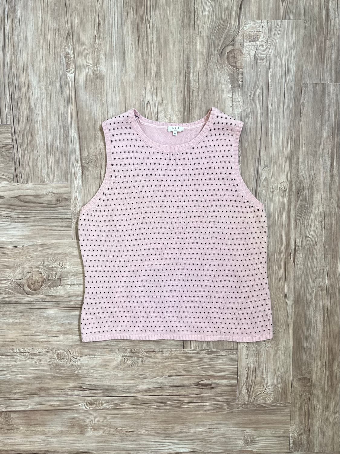 Lat junior 도트 울 vest  상품이미지1