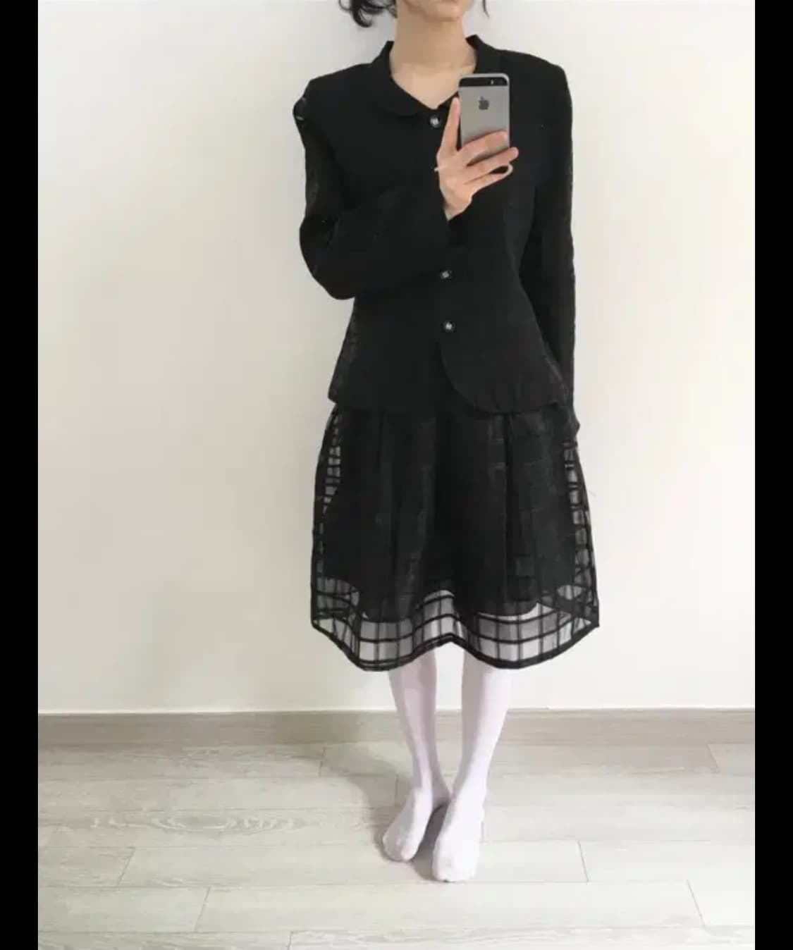 oganza mash skirt 오간자 스커트 상품이미지1