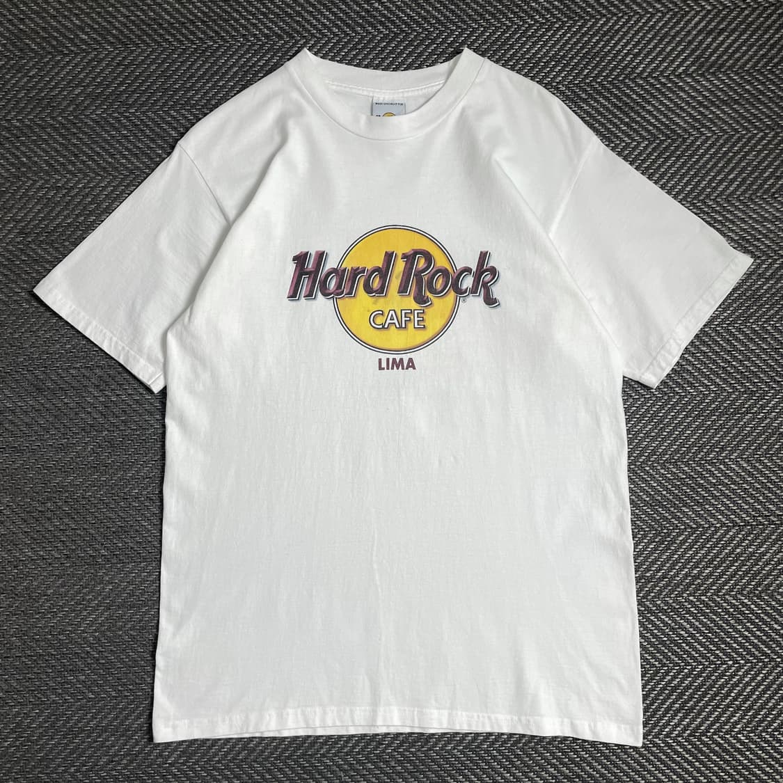 00s 하드락카페 프린팅 화이트 반팔 티셔츠 o 4844 상품이미지1
