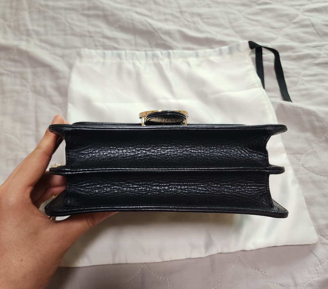 구찌 인터로킹 블랙 체인 숄더백 상품이미지7