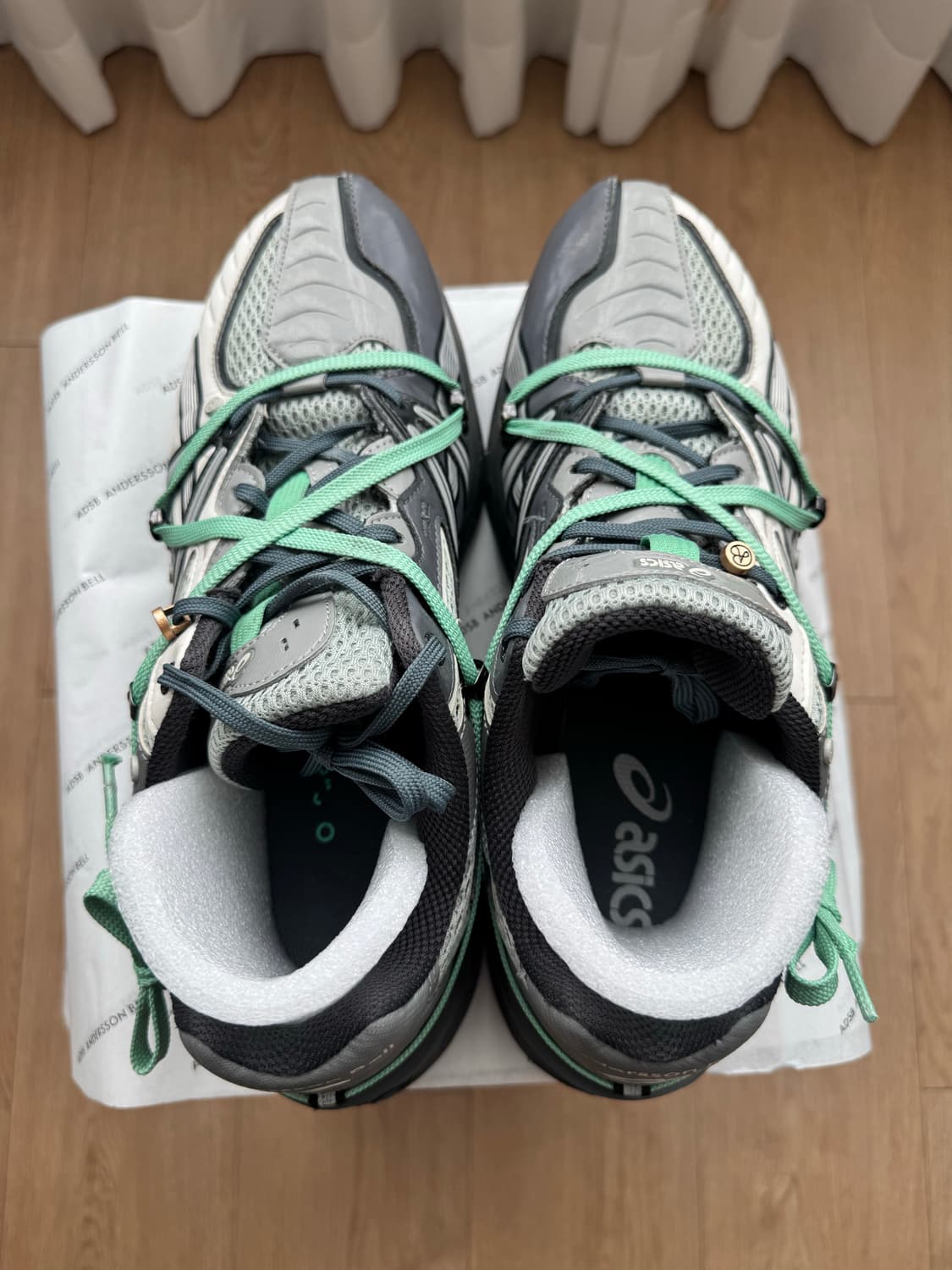 [280] 아식스 x 앤더슨벨 젤-소노마 15-50 그레이 그린 - 촬영 상품이미지6