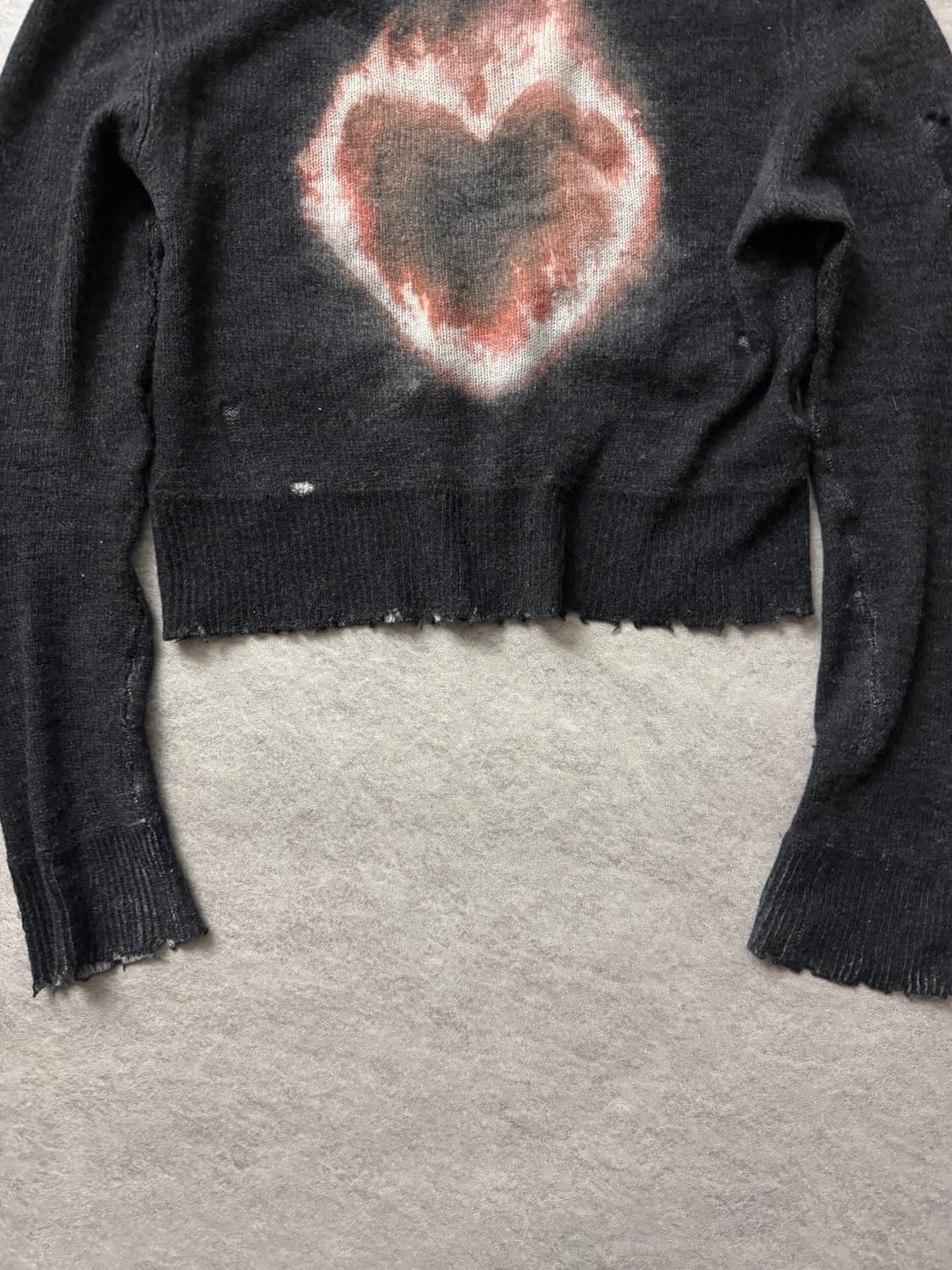 R13 하트 디스트로이드 니트 상품이미지5