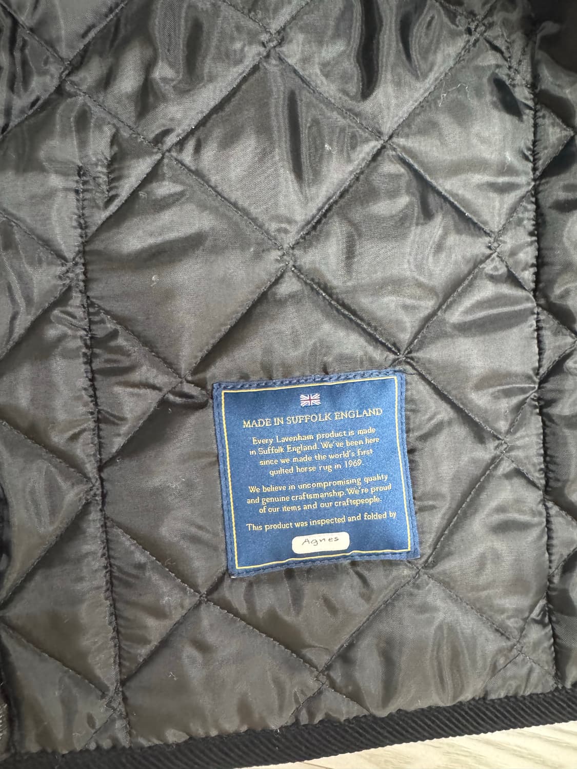 라벤헴퀼팅자켓 사이즈 M 상품이미지7