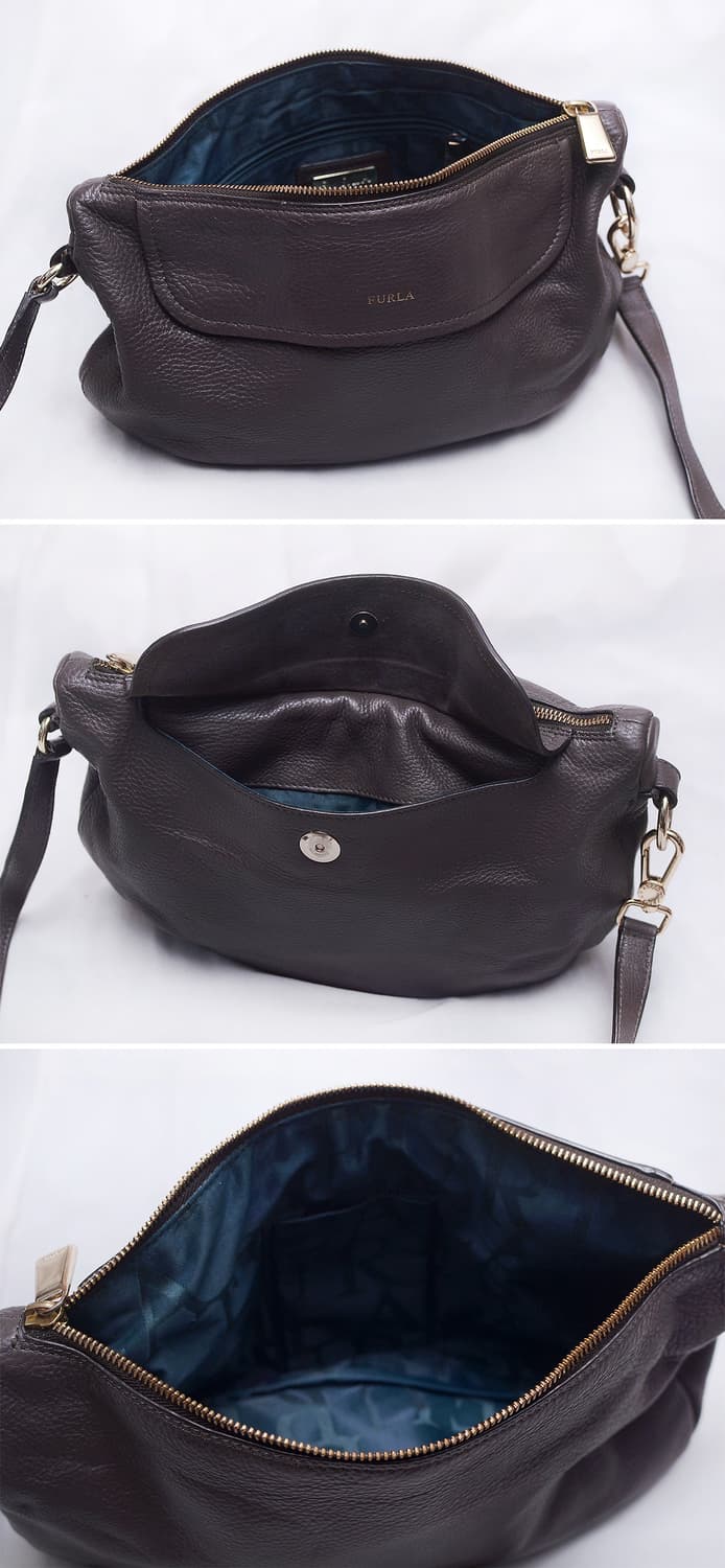 훌라 (FURLA) 하프문 페블레더 가죽 호보백 (숄더.크로스) 상품이미지5