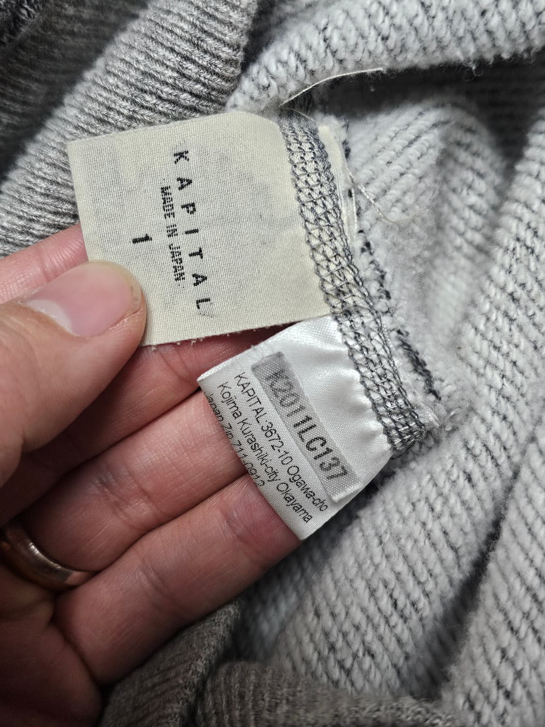 [1] Kapital 캐피탈 피아노 하이넥 스웻 상품이미지4