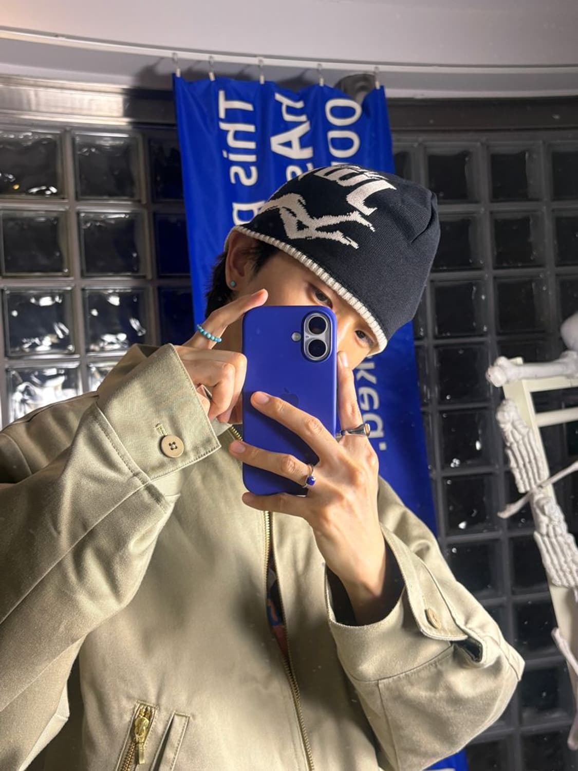 VINYL JUNKIE BEANIE 비닐 정키 비니 상품이미지1