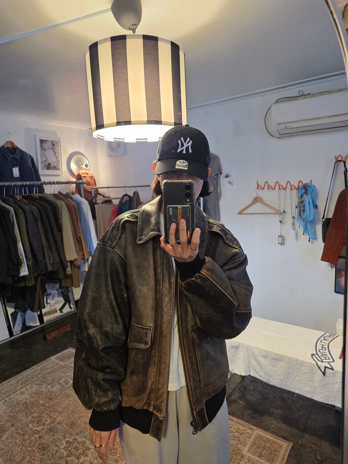 아비렉스 A-2 미군 항공 가죽자켓 (에이징 레더)  미군 상품이미지4