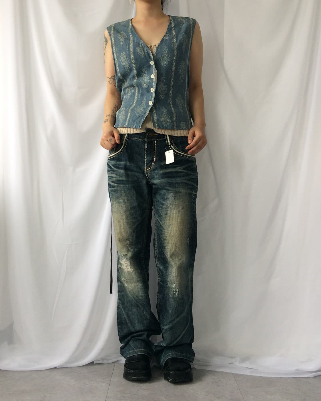 Ethnic mood vest 상품이미지6