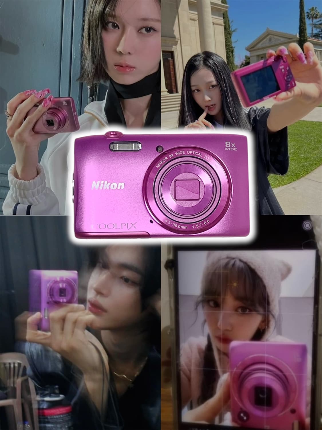 빈티지 디카 니콘 쿨픽스 S3600 핑크 상품이미지1
