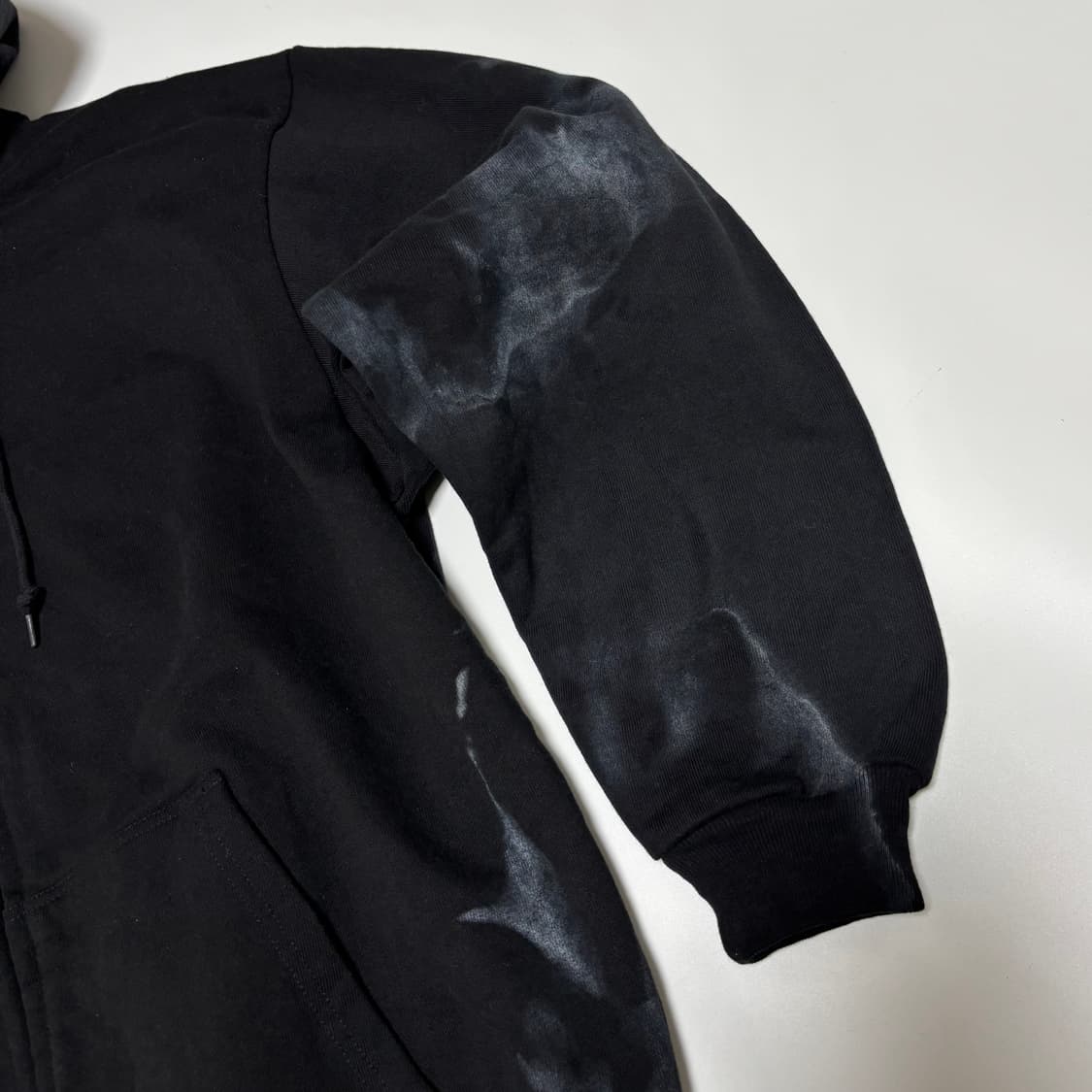 유나이티드 애슬레 15.0oz 매그넘 웨이트 블리치 커스텀 후드집업 상품이미지4