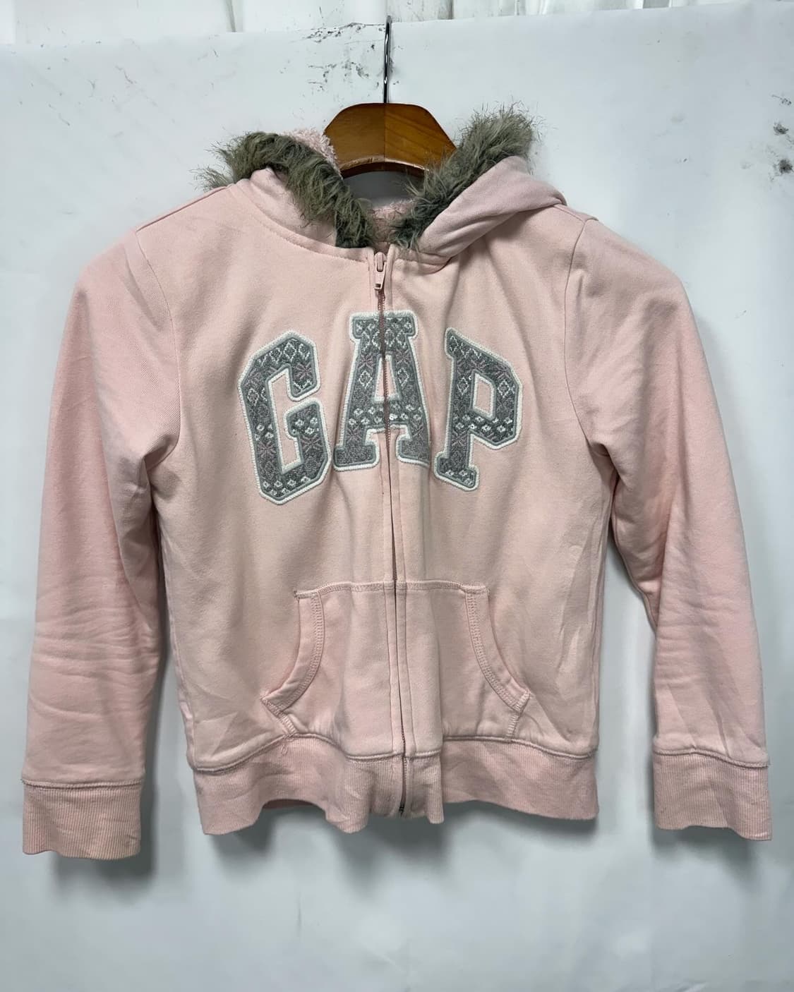 Gap Fur Hood Zip-Up 상품이미지1