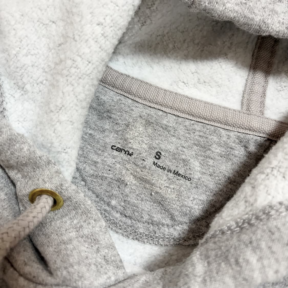 [정품] 칼하트 그레이 사이드라인 후드티 [ S ] 상품이미지4