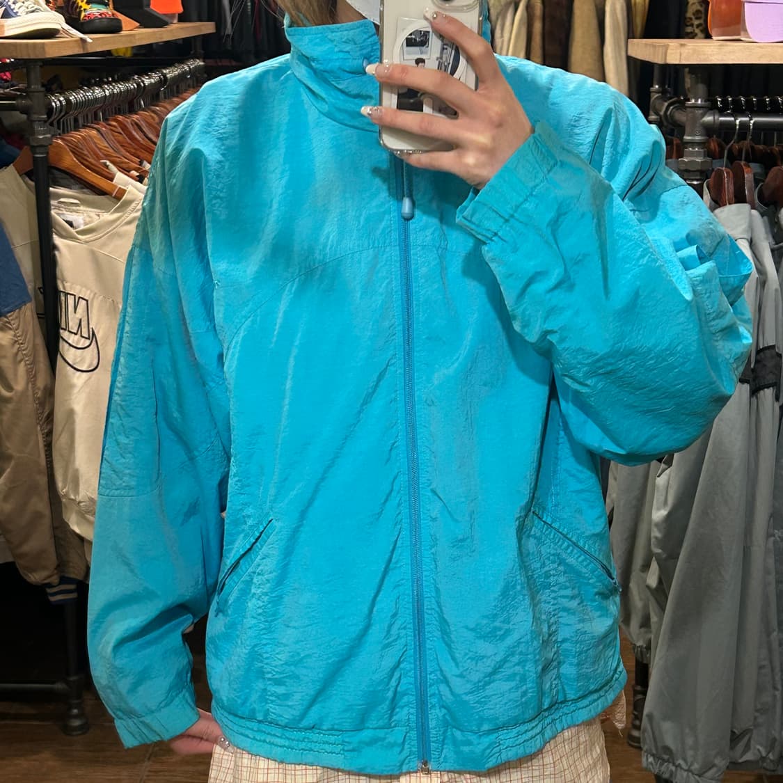 [HI] 아디다스 바람막이 라이트블루  상품이미지1