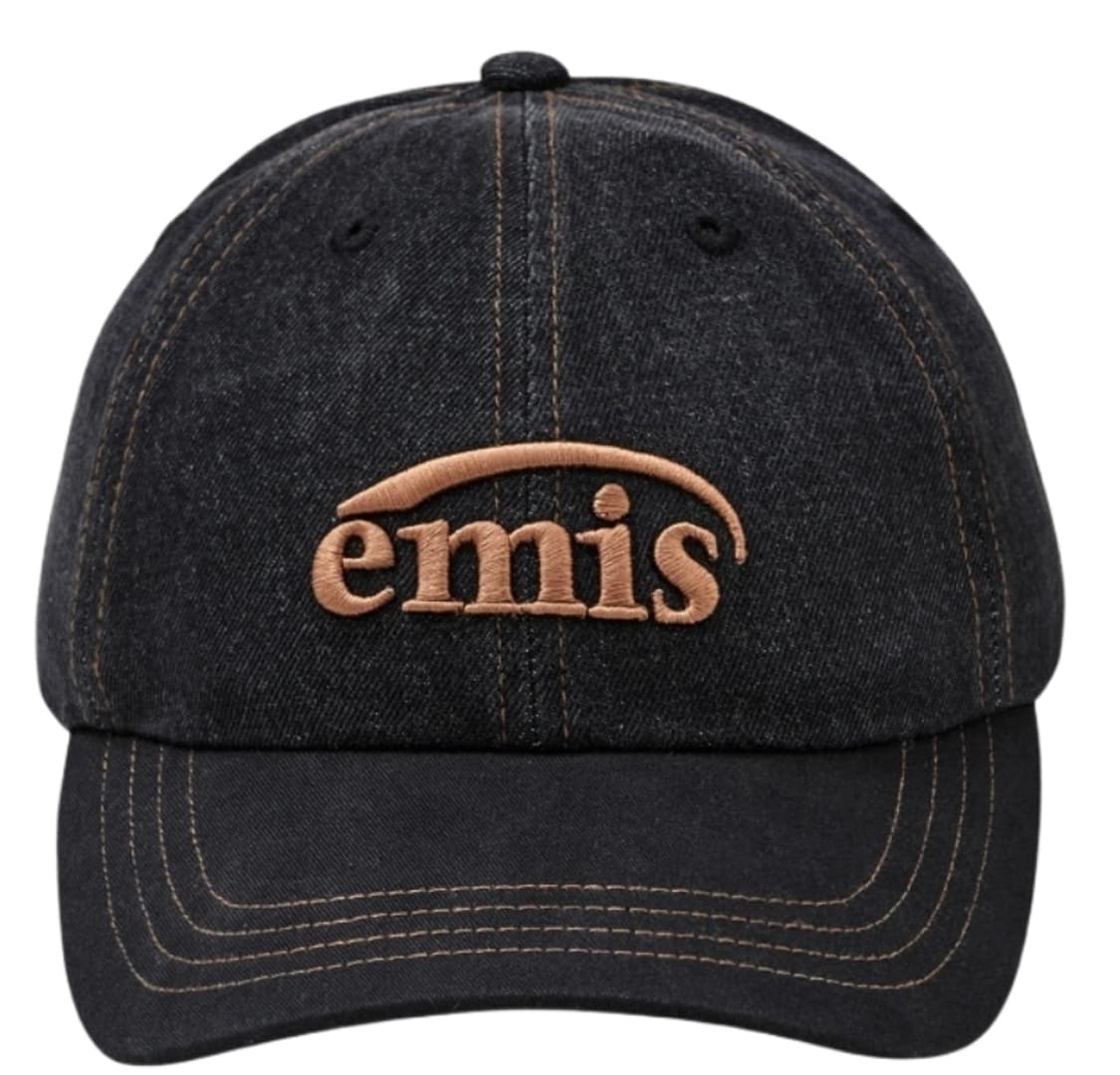 이미스 워시드 데님 볼캡 그레이 블랙   상품이미지5