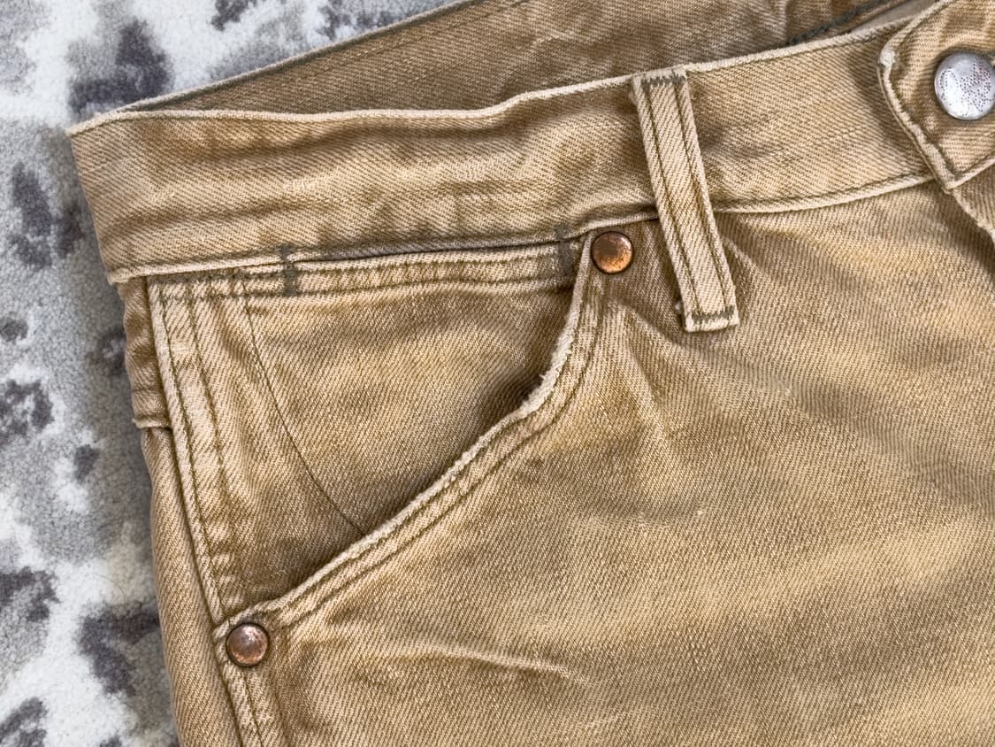 더블알엘(RRL) 하이슬림핏 31/30 사이즈 컬러 데님 판매합니다. 상품이미지4