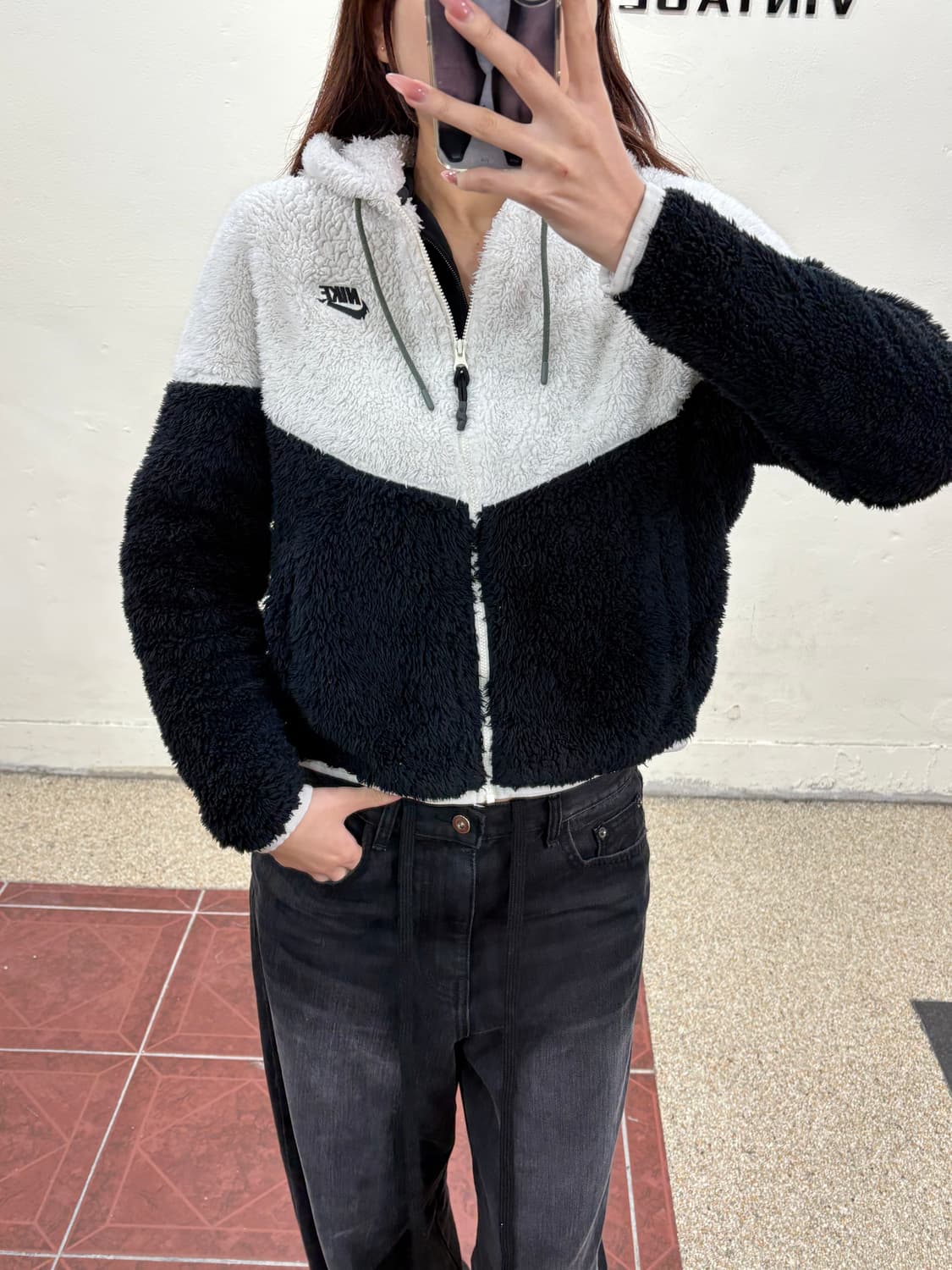 나이키 크롭후리스집업 M 상품이미지9