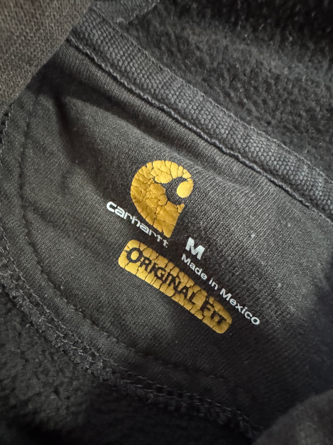 칼하트 사이드 스펠아웃 기모 코코아 후드티 L ~ XL 상품이미지3