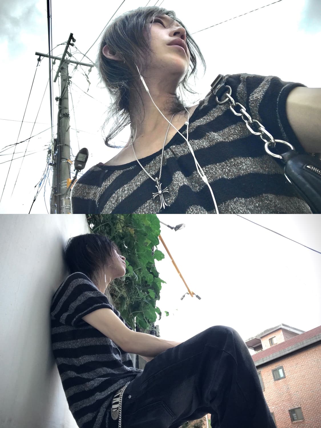 stripe side strap knit 상품이미지2