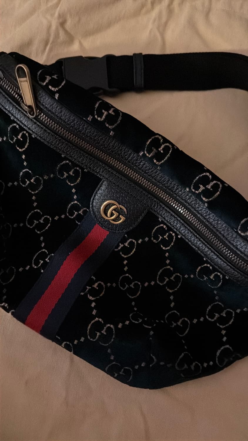 구찌 벨벳 힙색  상품이미지3