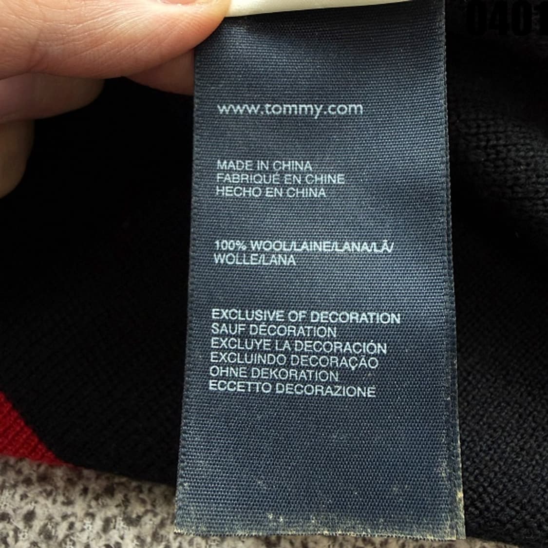 타미힐피거 여성용 울 니트 원피스 S 0401 상품이미지6