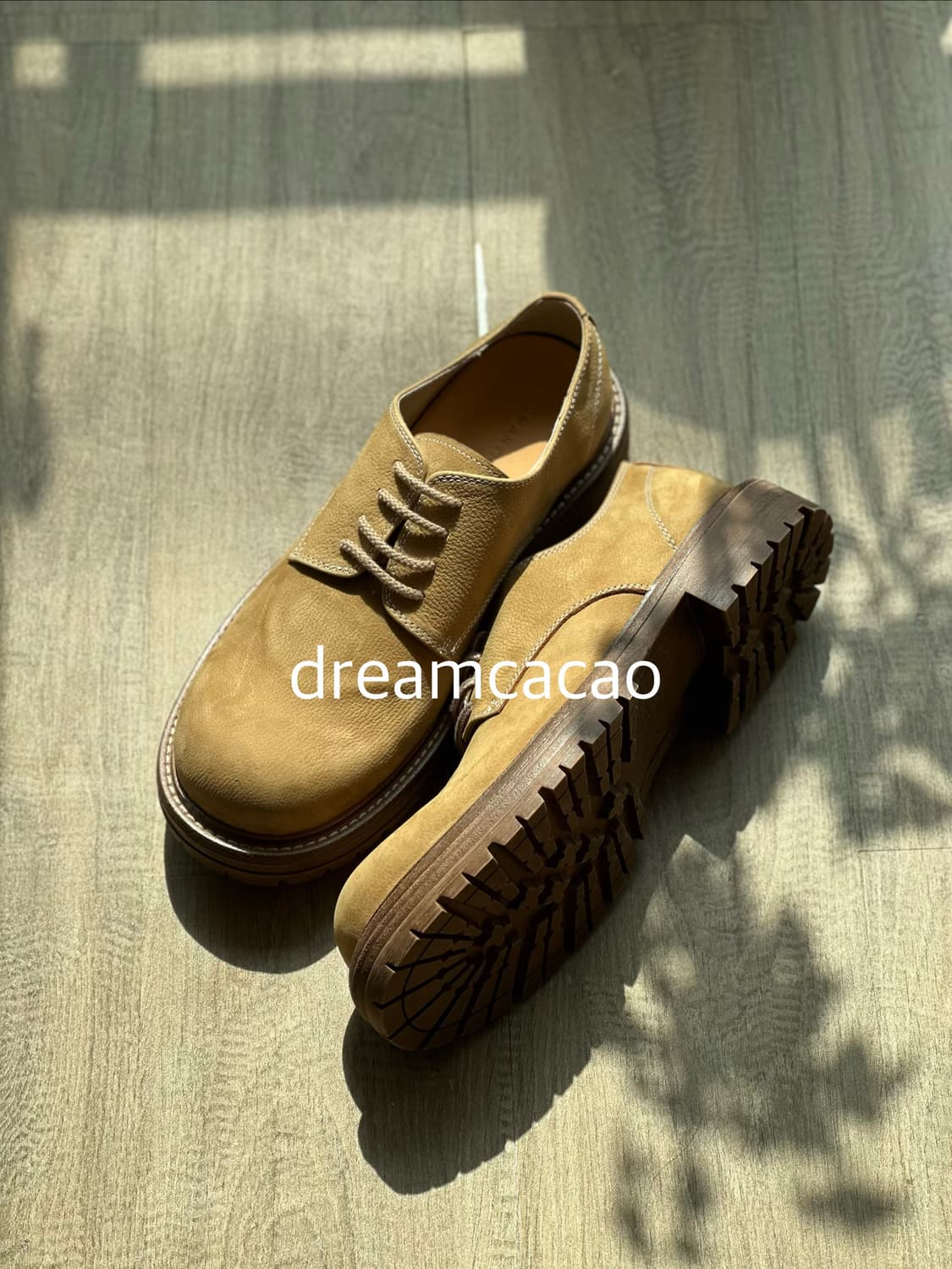 새상품) [로맨틱무브] 빈티지 캐주얼 키높이 더비 (카멜) 260 상품이미지2