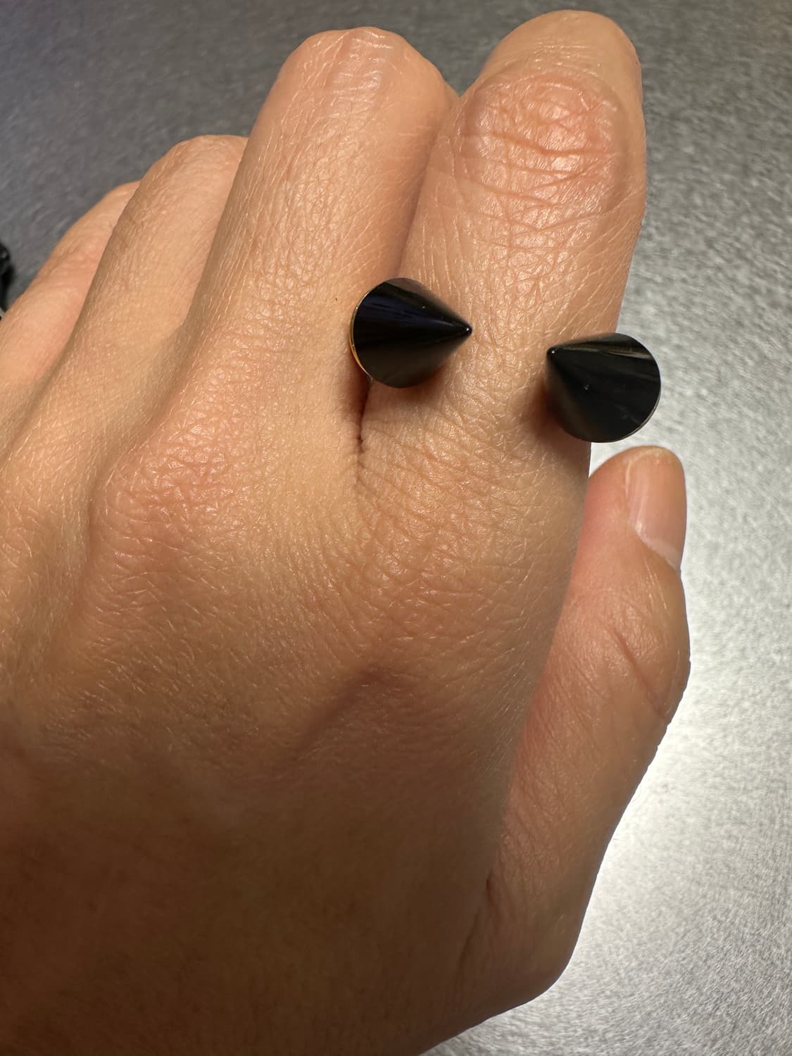 VITA FEDE 비타페데 골드 블랙 스파이크 반지 (13호) 상품이미지3