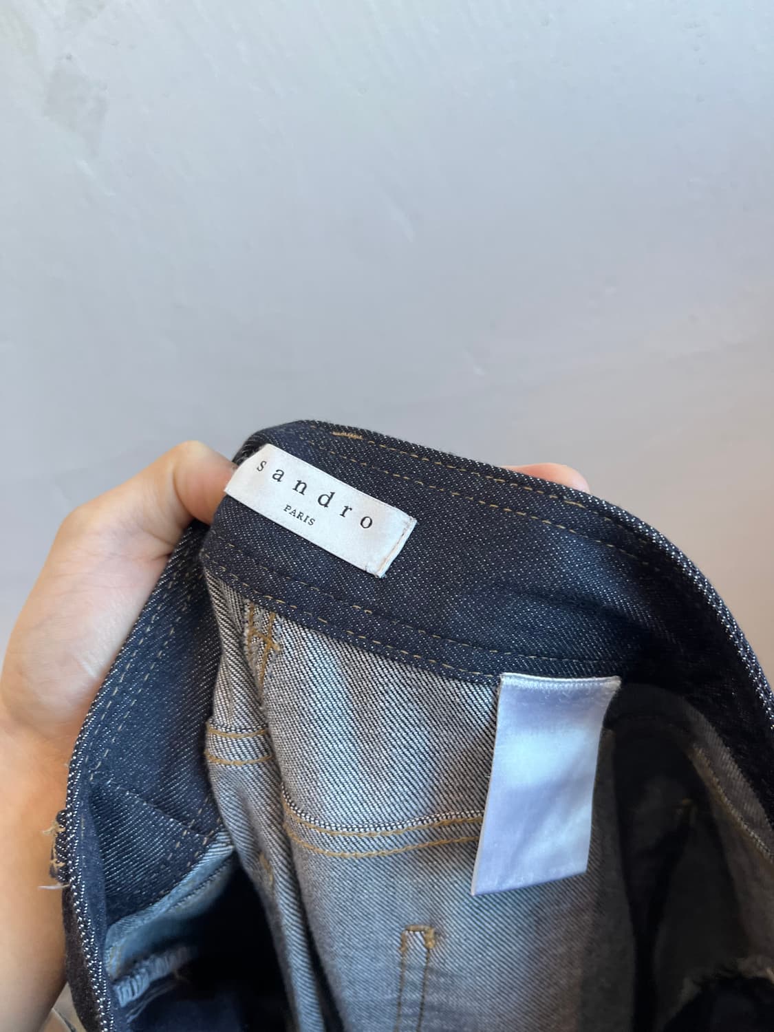 SANDRO 산드로 와이드 부츠컷 데님팬츠 우먼즈 상품이미지5