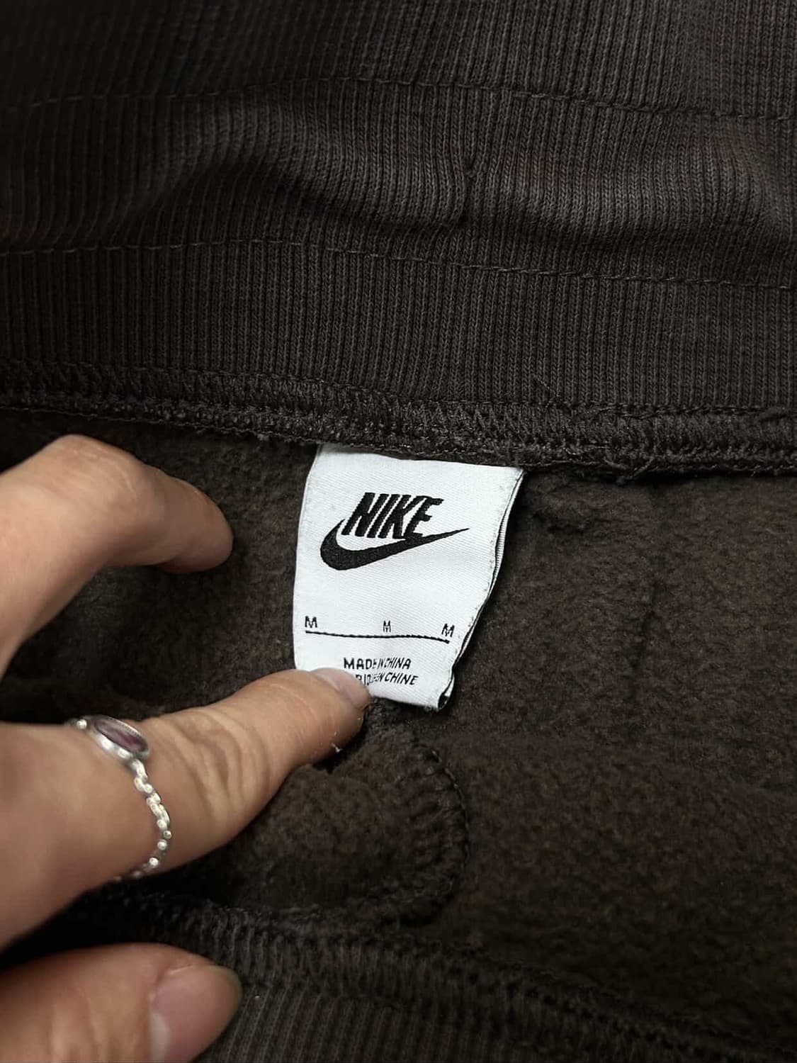 나이키 스우시 초코 브라운 팬츠 상품이미지7