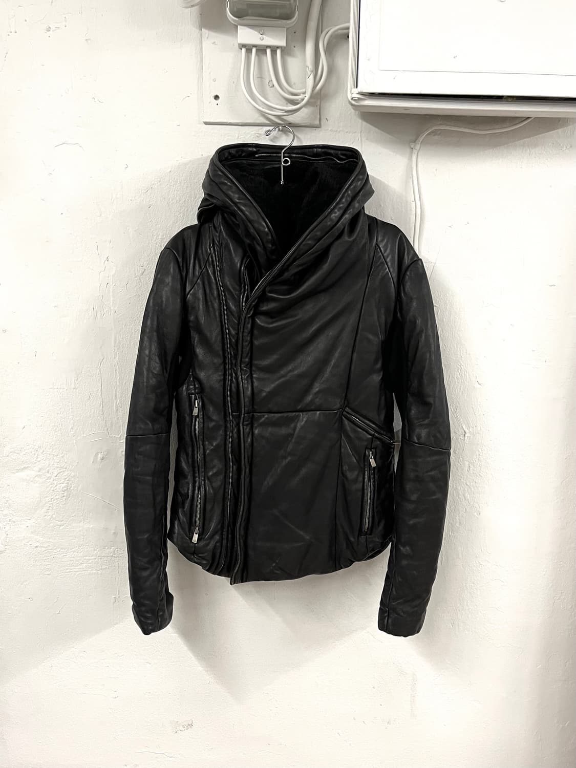 BAJRA 바즈라 2011 FW 레더 김프 후드 자켓 상품이미지1