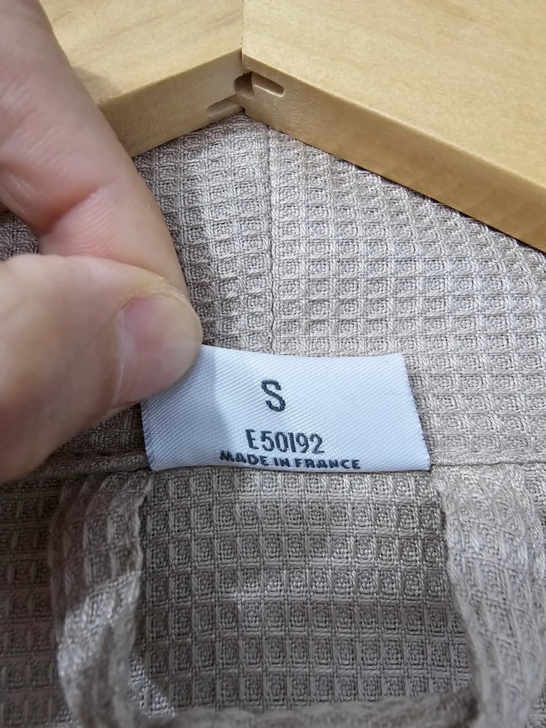 정품 루이비통 LOUIS VUITTON 베이지 와플 로브 S 상품이미지10