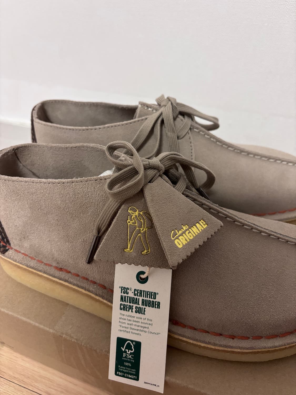 새상품) 245 클락스 데저트 트랙 샌드 스웨이드 상품이미지5