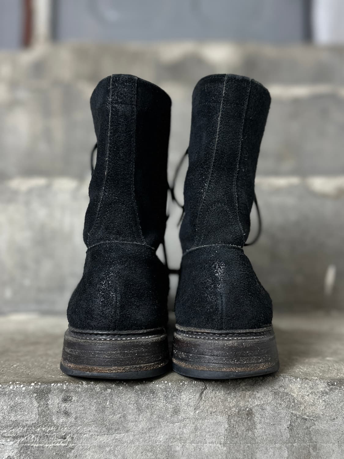 *아카이브* 10A/W 미하라 야스히로 러프아웃 스웨이드 컴뱃 부츠 상품이미지6