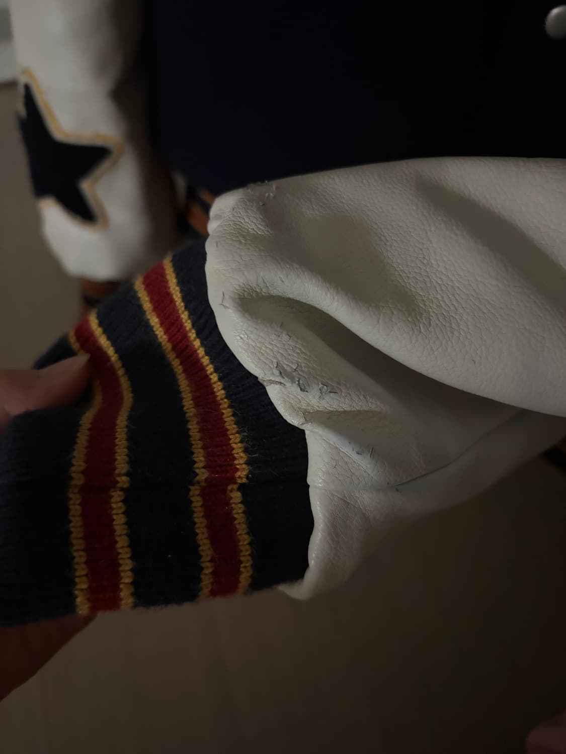 M 위캔더스 바시티 자켓 스타 패치 빈티지 상품이미지4