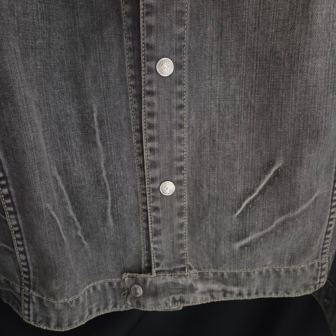 리바이스 엔지니어드 빈티지 흑청 데님 트러커 자켓 상품이미지6