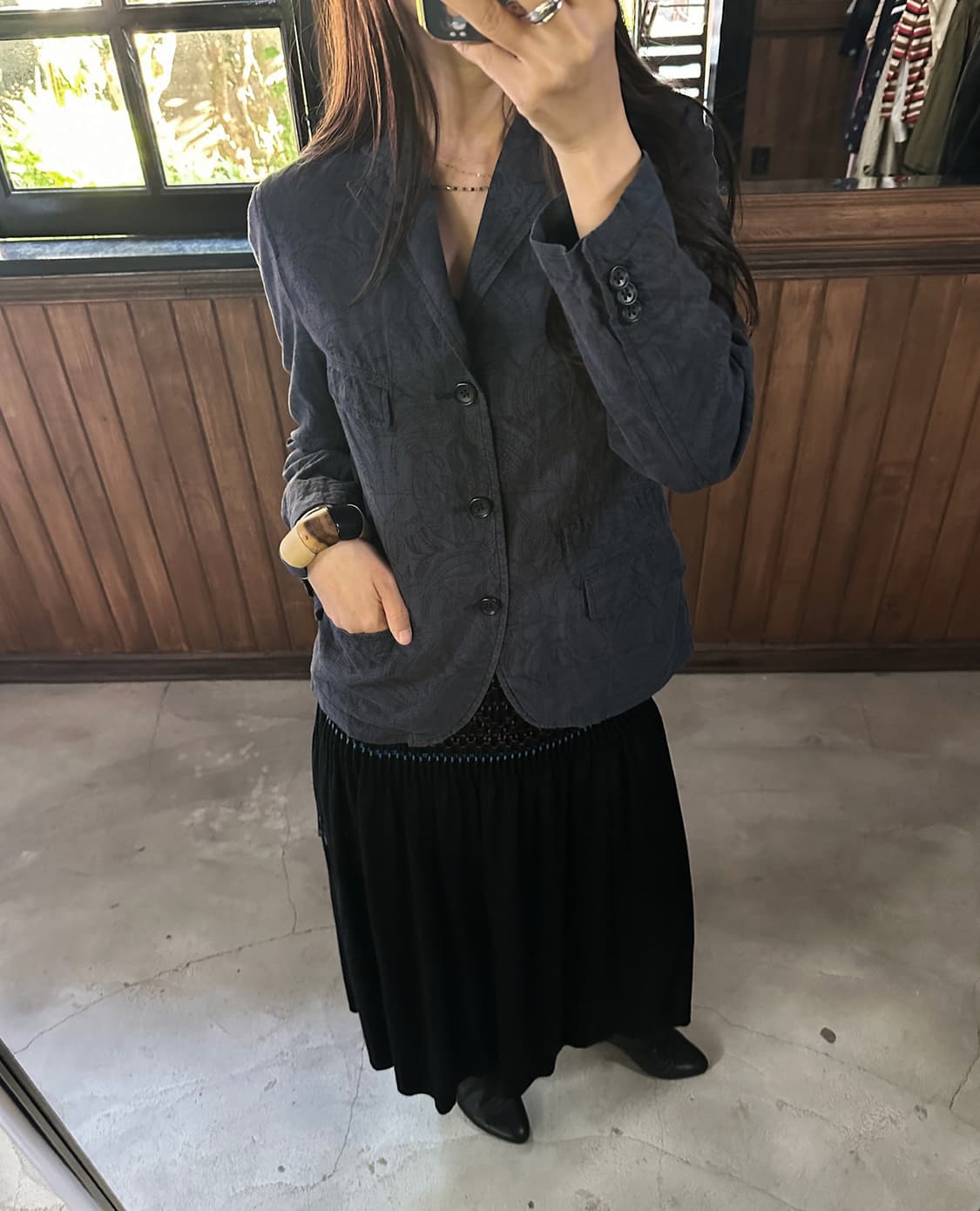 ENGINEERED GARMENTS jacquard blazer 상품이미지2