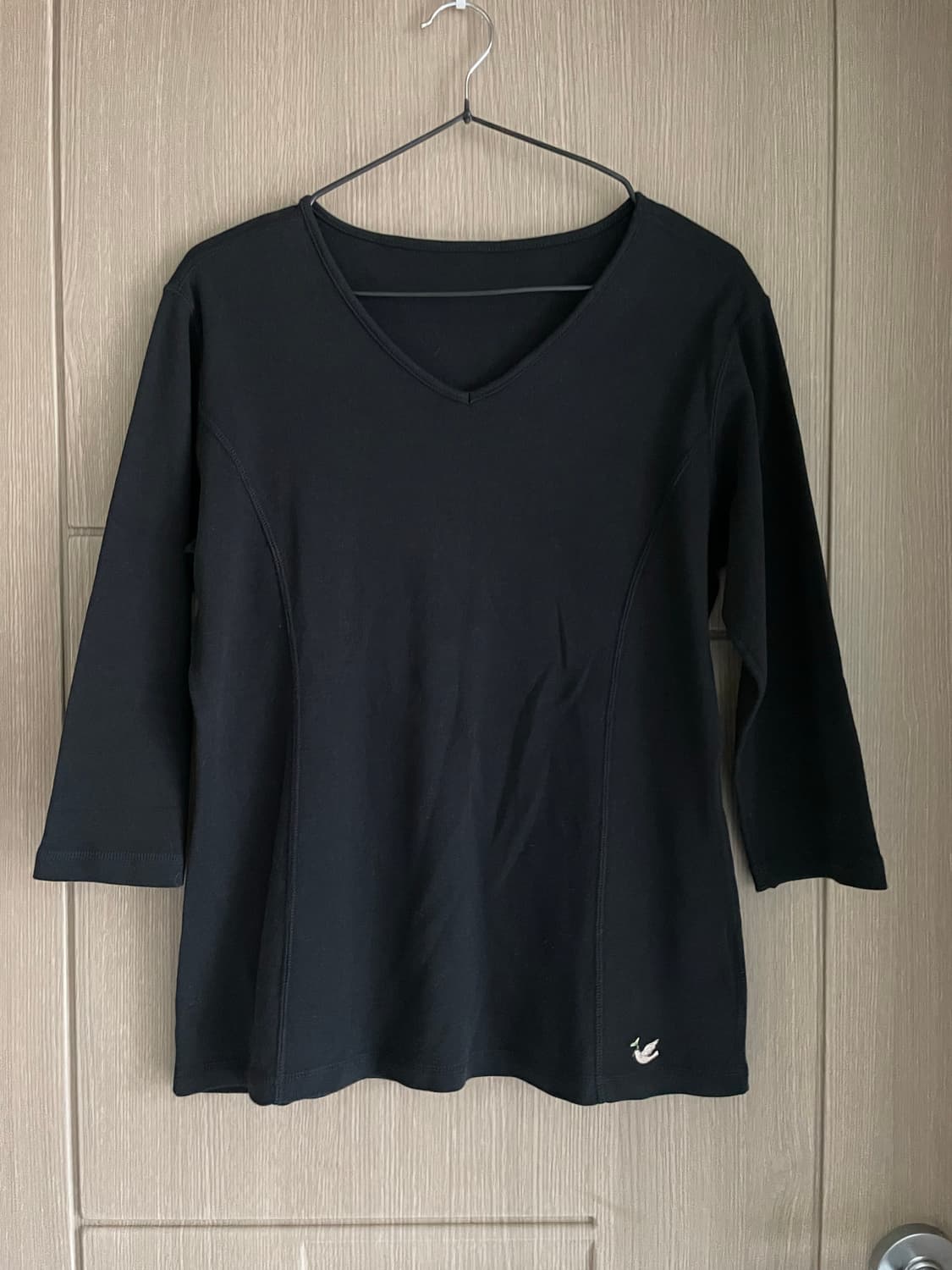 블랙모리 면100 칠부 티 상품이미지1