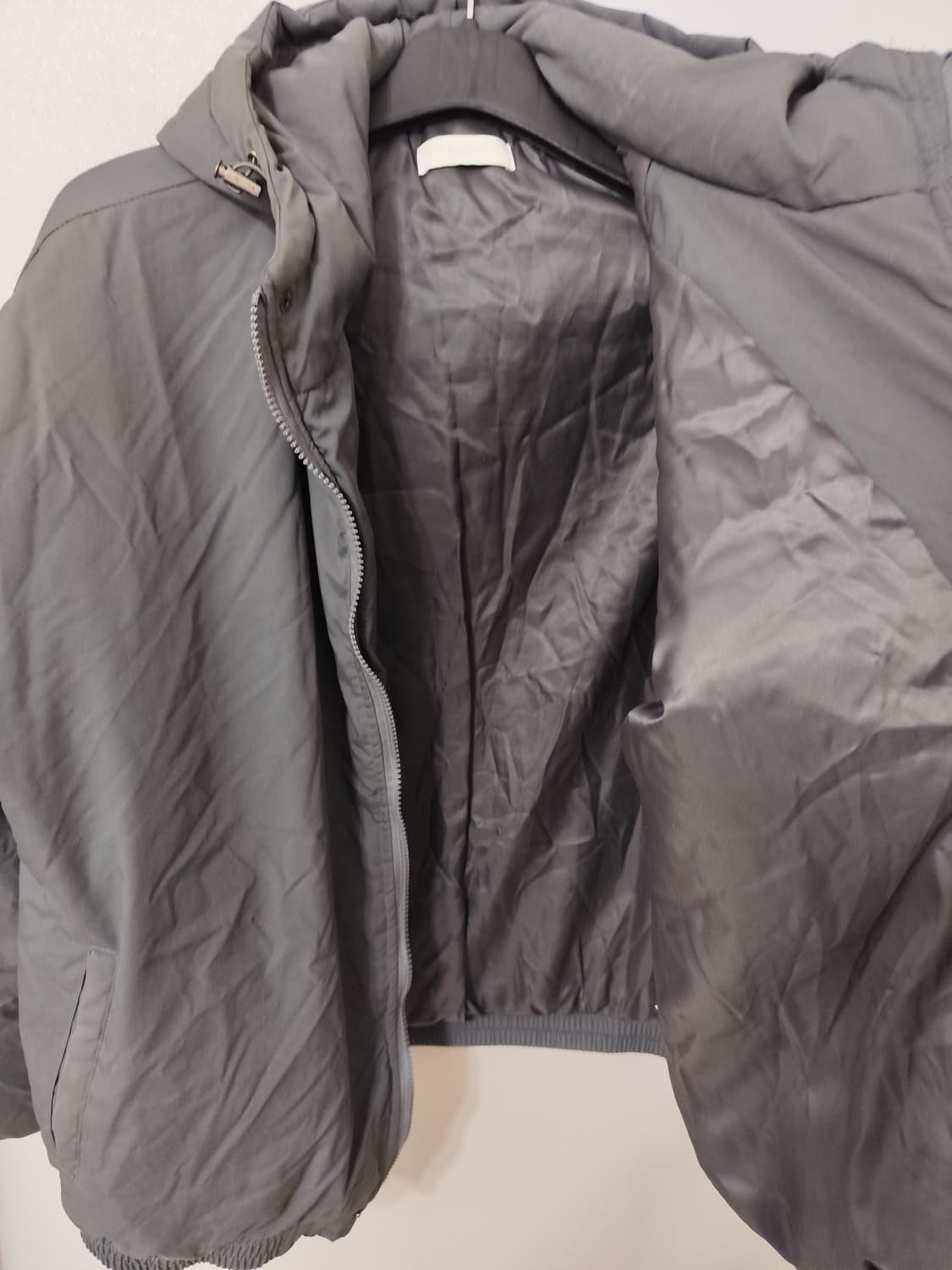 LAP 오버핏 크롭 숏패딩 (그레이, FREE) 상품이미지3