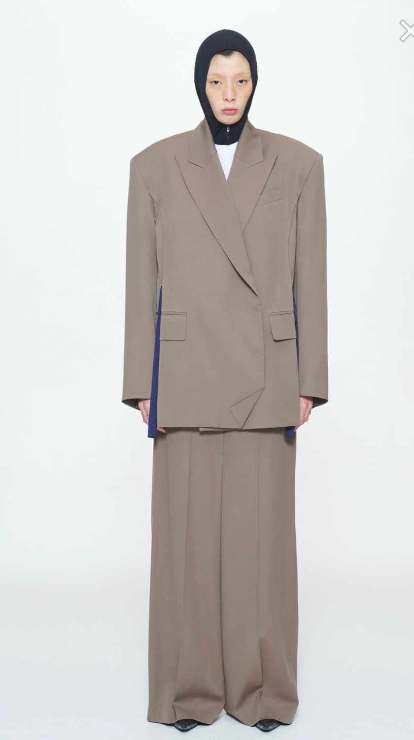 새상품) PUSHBUTTON 푸시버튼 슬릿 디테일 자켓 상품이미지1