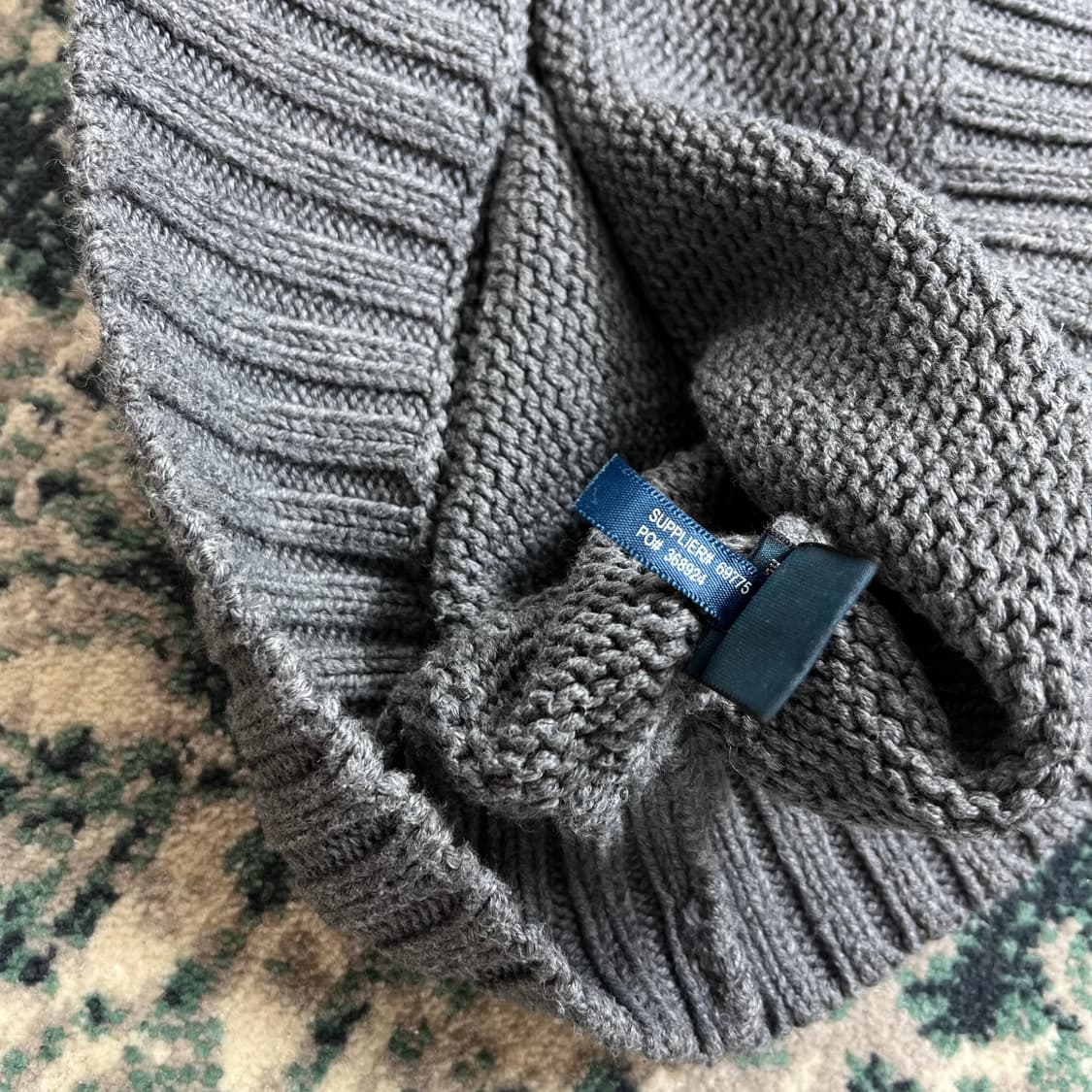 Polo 폴로 랄프로렌 하프 집업 헤비 그레이 반집업 니트(M) 상품이미지4