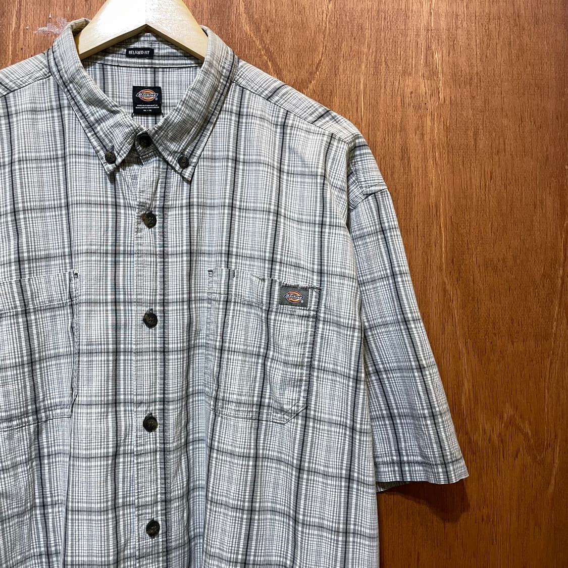 (XL) Dickies 디키즈 체크 반팔 셔츠 릴렉스드핏  상품이미지4