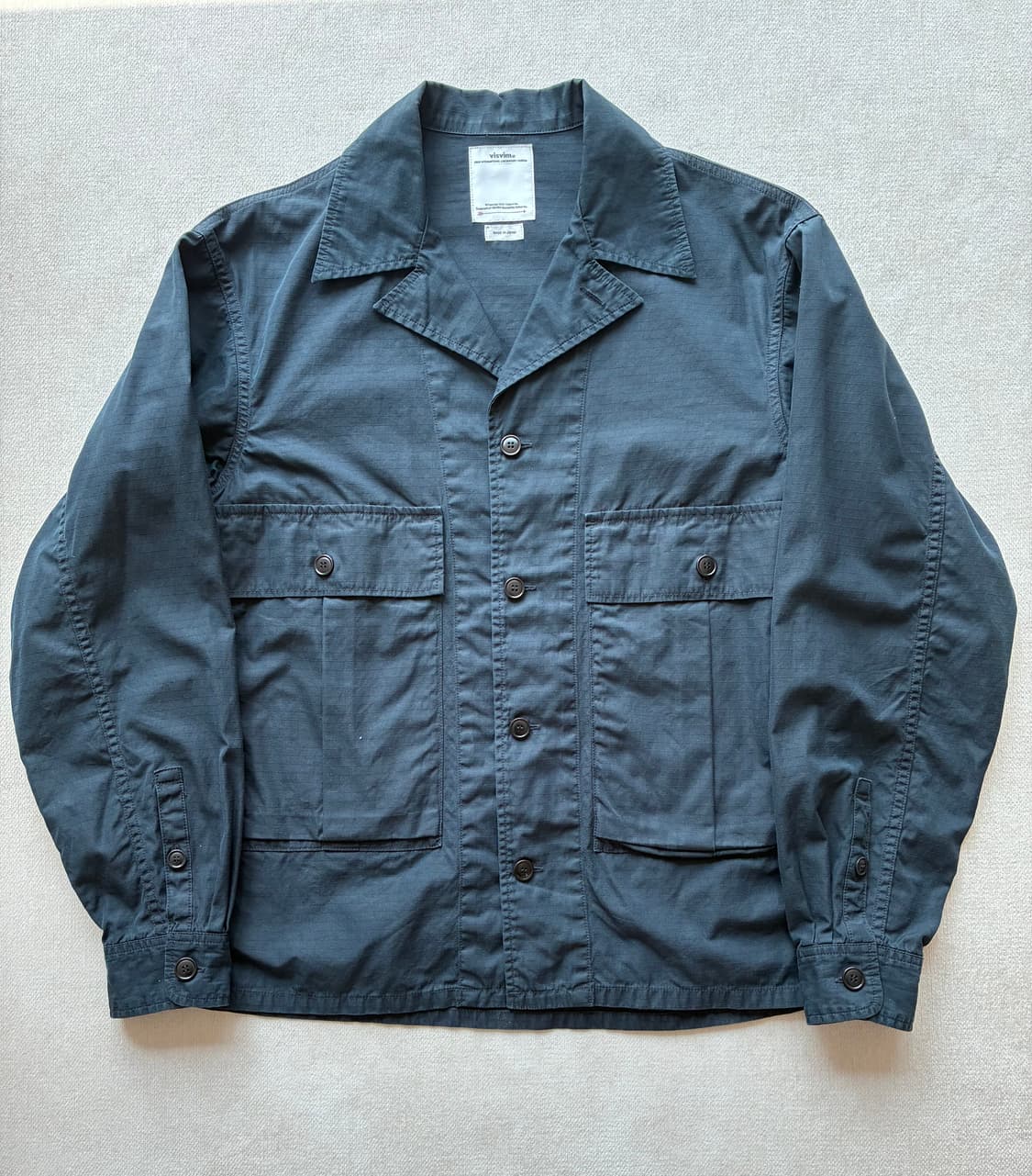 visvim 20ss domain shirt jacket navy 2 상품이미지1