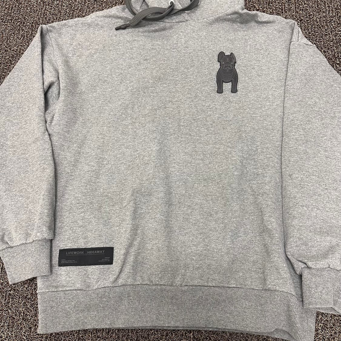 LIFEWORK 라이프워크 후드티셔츠 그레이 M 상품이미지3