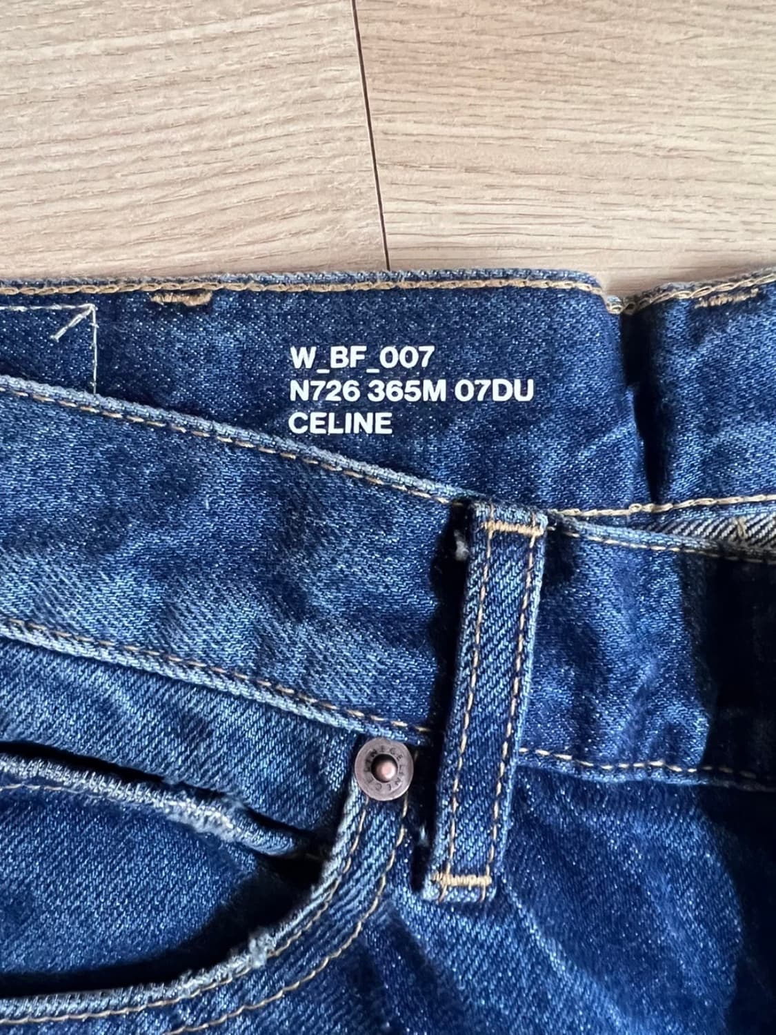 (새상품) 셀린느 커트진 다크 유니온 워시 27사이즈(29~30추천) 상품이미지3