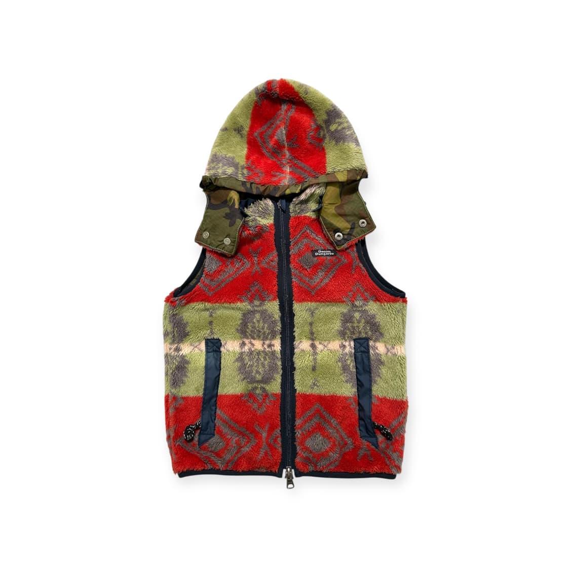 Denim dungaree 키즈 플리스베스트(120) 상품이미지3