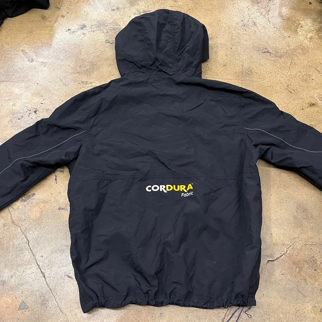 [정품/L] 아이더 블랙 아노락 후드 바람막이 b17 상품이미지4