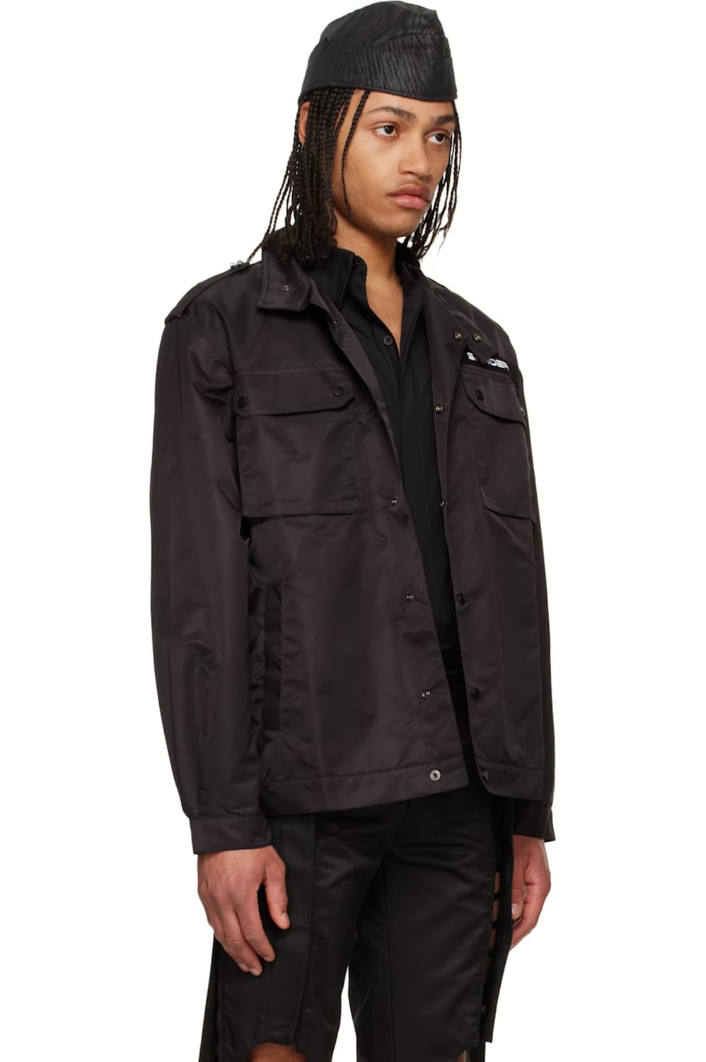 [S] OLLY SHINDER 월드 서비스 자켓 블랙 24SS 상품이미지3