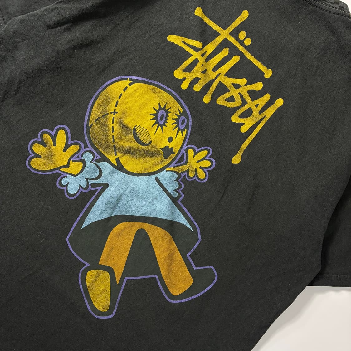 Stussy  스투시 돌리 피그먼트 다이드 차콜 반팔티셔츠 상품이미지5