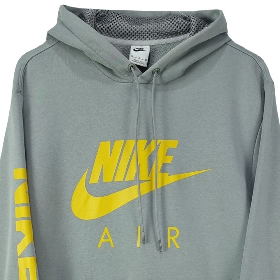 [나이키] 빅로고 프린팅 후드티 그레이 M19515 상품이미지4