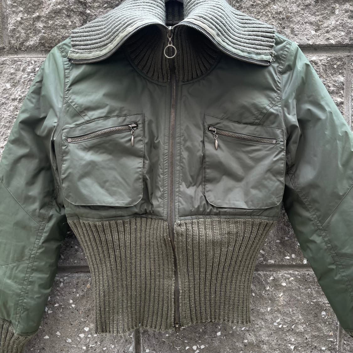 [S] Armani Exchange 90s 하이넥 자켓 상품이미지3