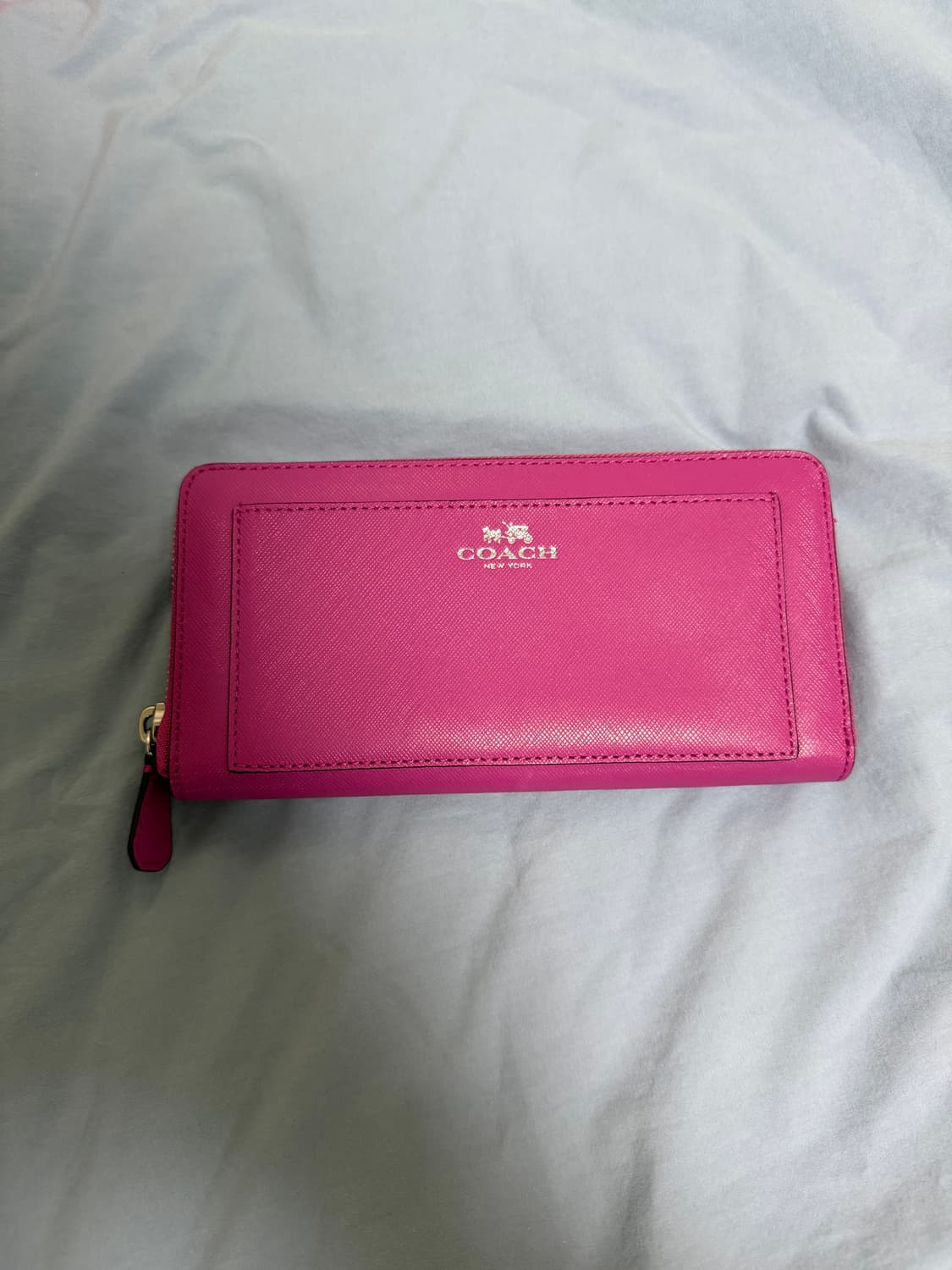 코치 사피아노 레더 아코디언 지갑 핑크 상품이미지2